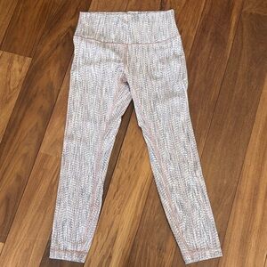 lululemon athletica Pink Marled High-Rise Leggings size 8 EUC